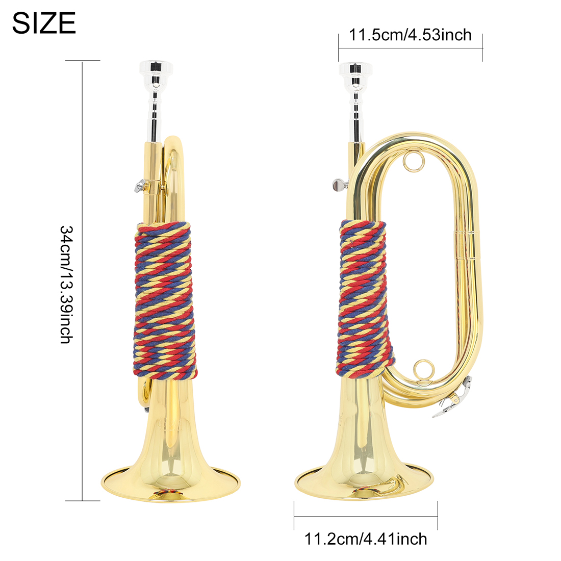 Terompet Mini Bugle Kuningan E - Musical Instrument Bugle ulasan dan harga