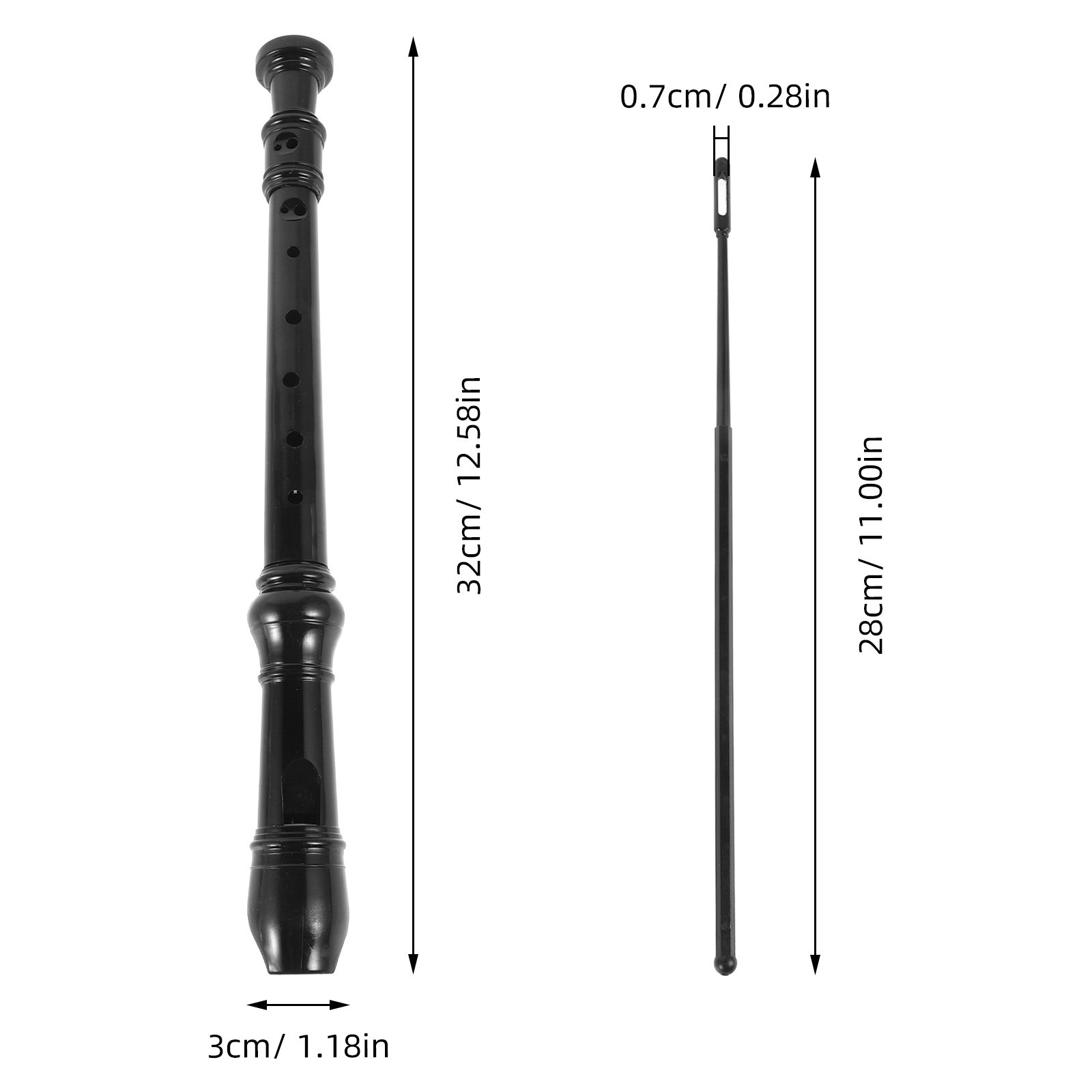 Seruling Mini Soprano 8 Lubang - Soprano Recorder Plastic ulasan dan harga