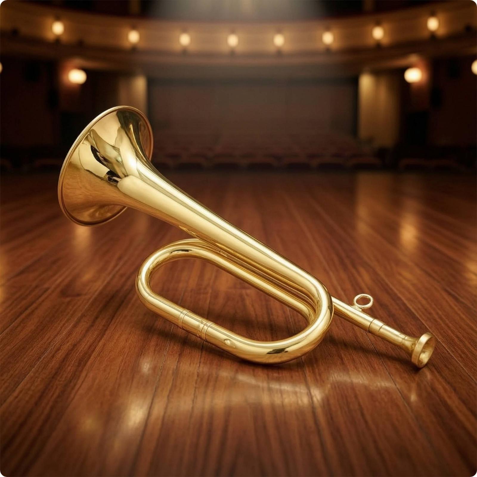 Terompet Mini Kuningan, Alat M - Musical Instrument Bugle ulasan dan harga