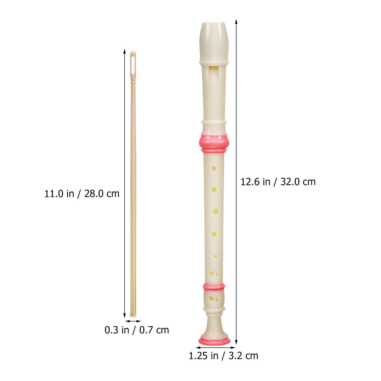 2 buah Rekorder Soprano dengan - Soprano Recorder Plastic ulasan dan harga